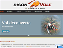 Tablet Screenshot of bison-vole.com